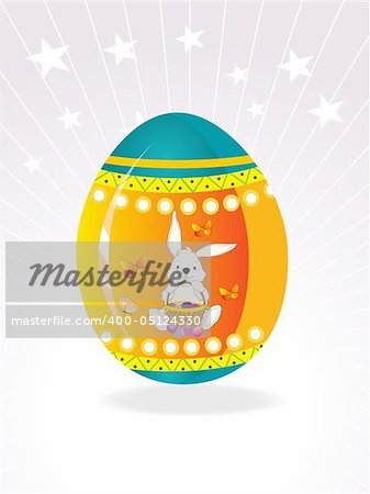 vector background with creative egg design2