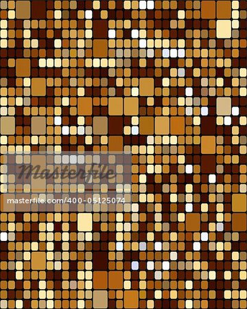 seamless texture of many brown blocks in different sizes