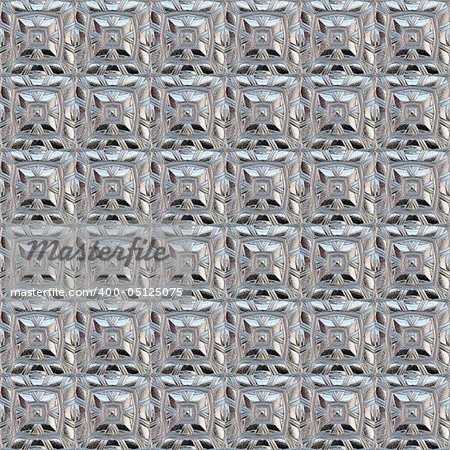 seamless texture of glossy metal classic ornamental shapes