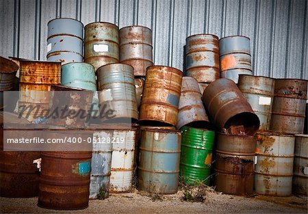 Stacks of Chemical Drums Found At The Farm