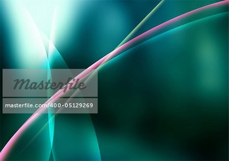 Abstract green glowing background texture