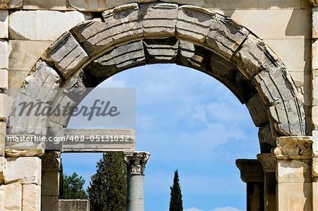 An ancient archway at Ephesus, Turkey