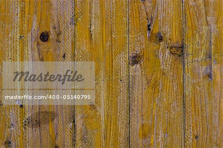 closeup shot of a yellow painted wood background texture