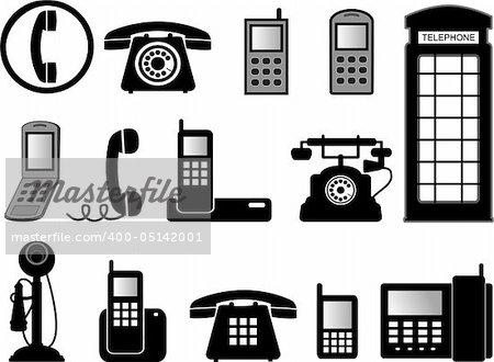 telephone illustrations