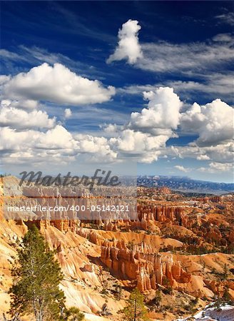 The Bryce Canyon National Park in Utah USA