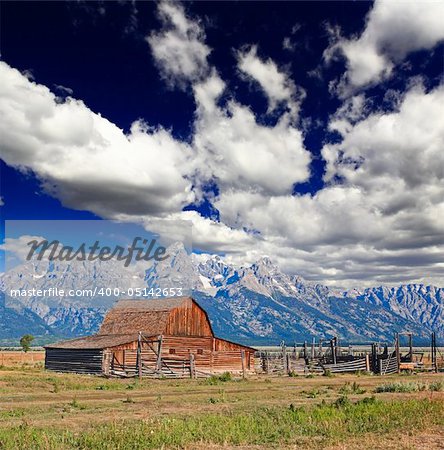 The Moulton Barn in Grand Teton National Park USA