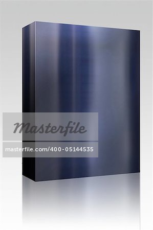 Software package box Brushed glossy metal surface, scratched texture background