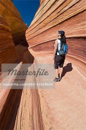 The Wave of Coyote Buttes in the Vermillion Cliffs Wildreness Area, Utah and Arizona