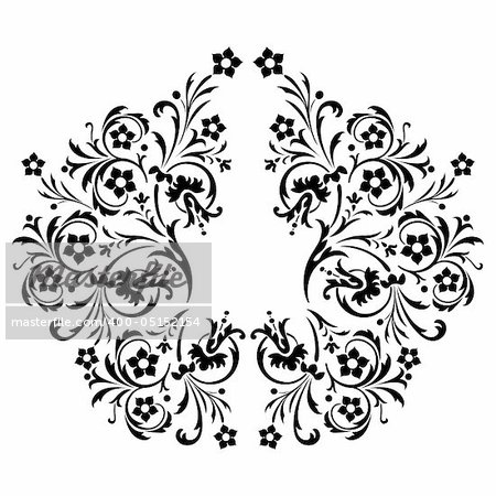 decorative pattern, vector illustration, design element, background