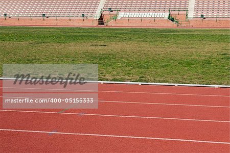 Athletics stadium racetracks