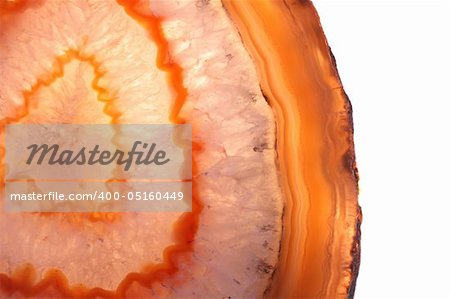 very nice orange and white agate texture