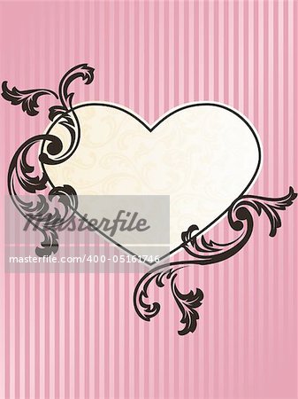 Elegant Frame design inspired by French rococo style. Graphics are grouped and in several layers for easy editing. The file can be scaled to any size.