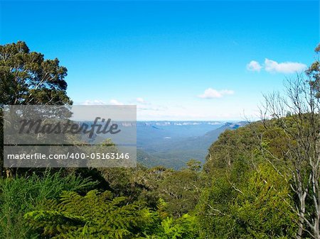 Beautiful view in the blue mountains, Katoomba, Australia