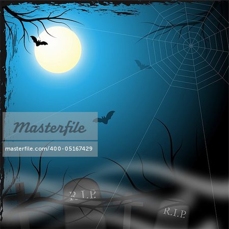 spooky halloween background for design