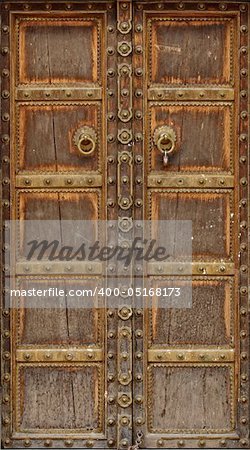 fine hi res image of ancient wood door  background