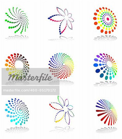 Design elements set. Vector. Vector art in Adobe illustrator EPS format, compressed in a zip file. The different graphics are all on separate layers so they can easily be moved or edited individually.  The document can be scaled to any size without loss of quality.