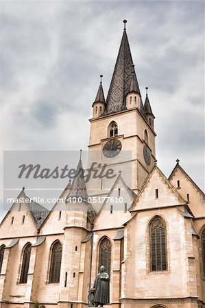 The Evangelical Cathedral in Sibiu city, Romania