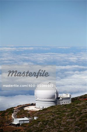 Roque de los Muchachos Observatory in La Palma (Canary ilands spain)