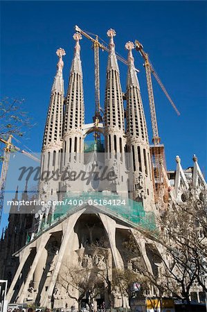 La Sagrada Familia, Barcelona, Spain