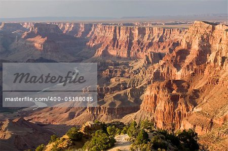 Beautiful Landscape of Grand Canyon from Desert View Point during sunset