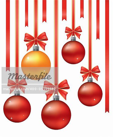 Vector christmas decoration background. Vector christmas collection.