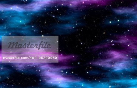 Star Field Galaxy as a Outer Space Background