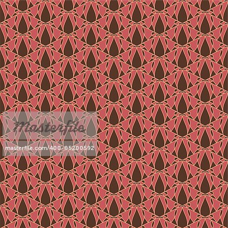 Wallpaper pattern on the brown background