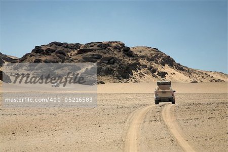 Offroad in the Skeleton Coast desert