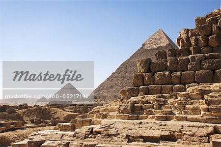 Pyramids of Giza in Egypt