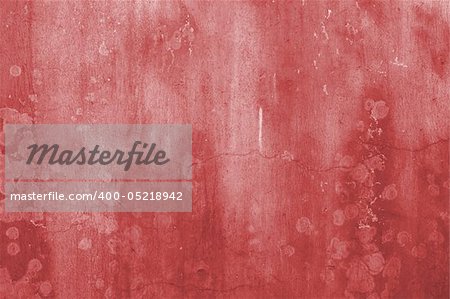 Abstract Grunge Wall Design in Red Colors