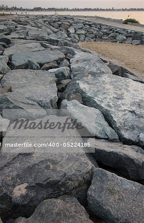 Stone on the beach