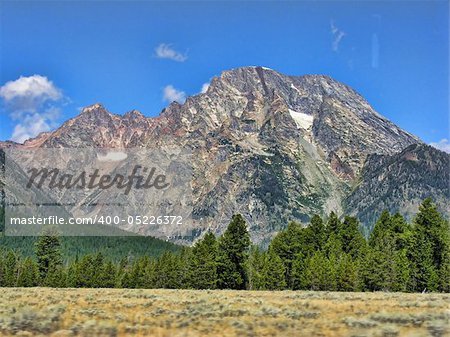 Nature of Grand Teton National Park, Wyoming