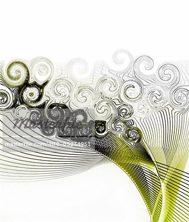 futuristic background with spiral elements and place for text