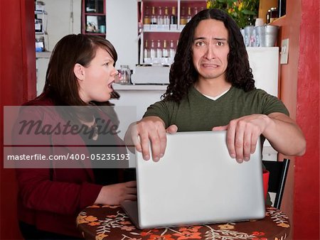 Man caught with some embarrassing content on a laptop