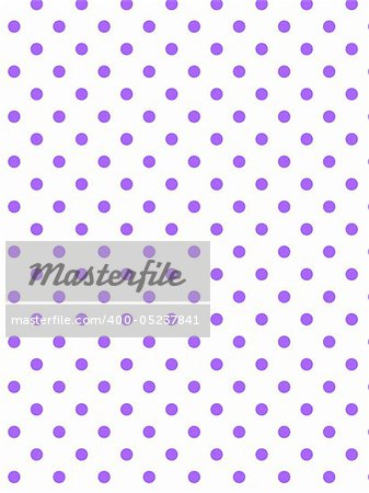 Vector eps8 White background with purple polka dots.