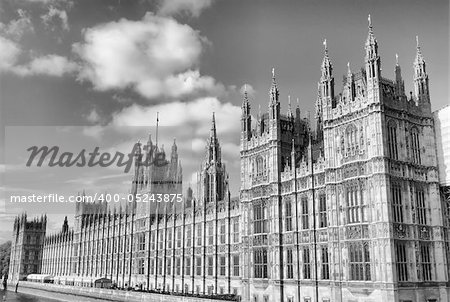 Houses of Parliament, Westminster Palace, London gothic architecture - hdr