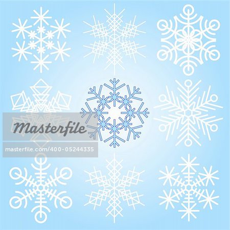 snowflakes collection