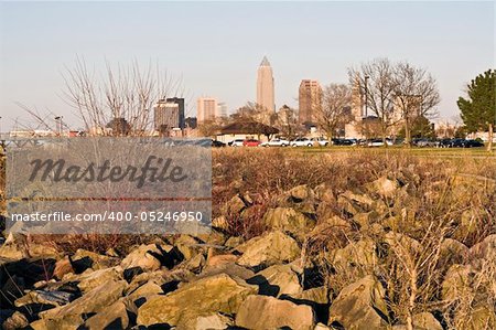 Downtown Cleveland, Ohio seen from EdgeWater Park