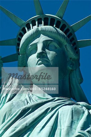 detail vertical photo of The Statue of Liberty, NY, USA