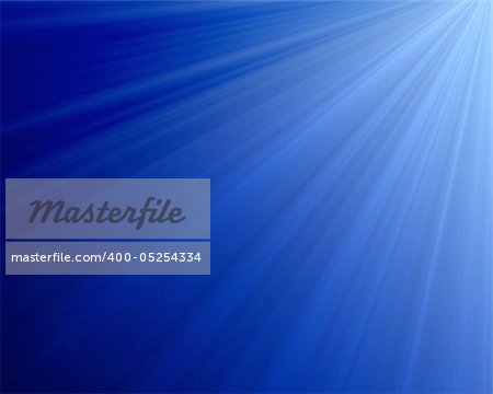 Abstract blue background - magic light, vector illustration