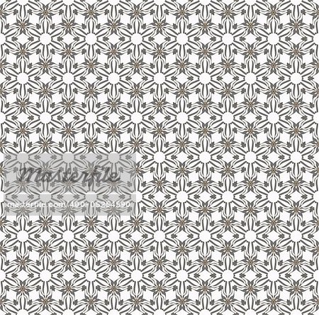 Seamless wallpaper pattern on the white background