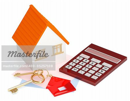 Conceptual image - calculation of the domestic finance