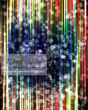 Abstract rainbow lines background with bokeh effect. Backdrop for Your web or print design.