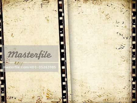 Gros plan d'une vieille bobine de Film film 35 mm