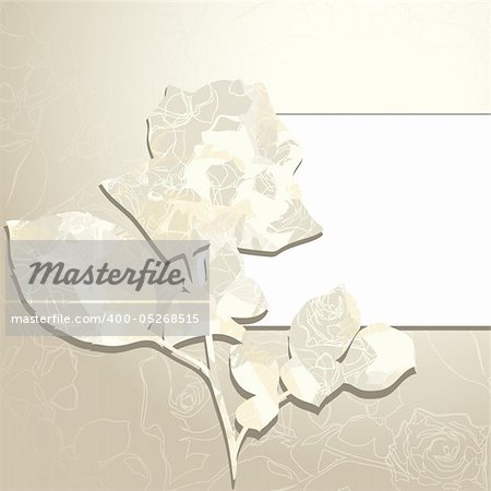 background with rose, this  illustration may be useful  as designer work