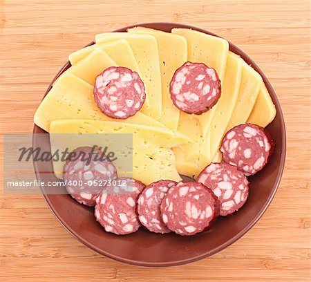 Sausage and cheese makes smile