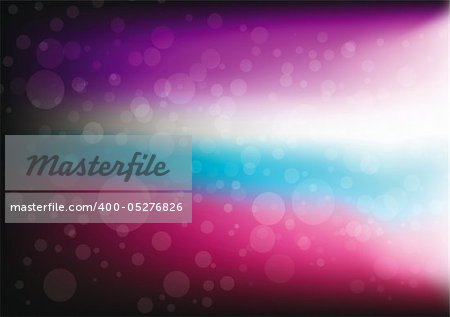 colorful abstract bokeh lights background isolated over black backtround