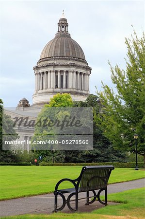 The State Capitol building in Olympia, Washington