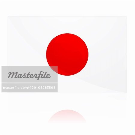 illustration of red dot with white background