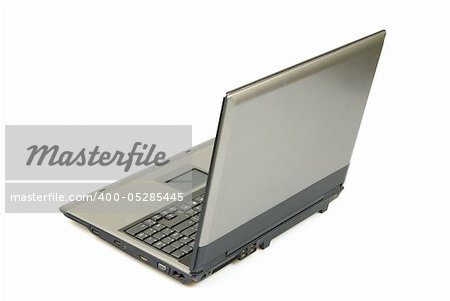 professional laptop isolated on white background